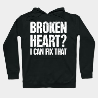 Distressed Funny Heart Doctor Cardiologist Hoodie